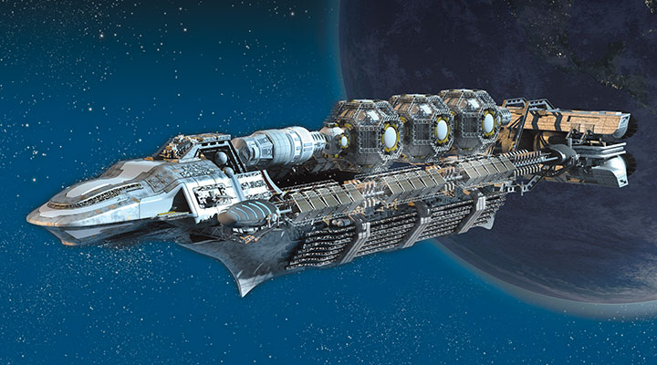 A Mega Spaceship