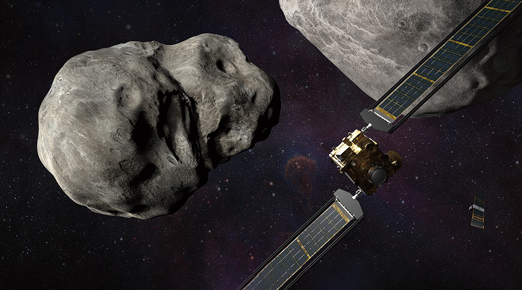 A Big Crash in Space