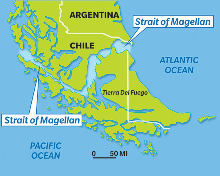 strait of magellan route